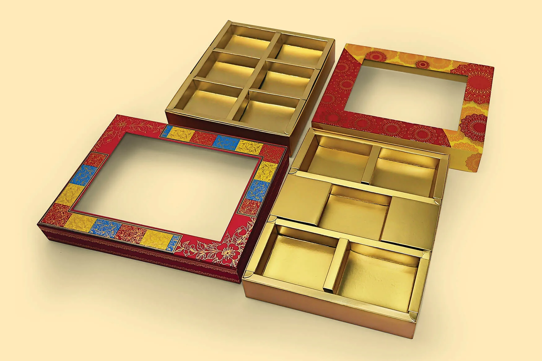 Dry Fruits Box — Red - Yellow Foil (500 g), view 2