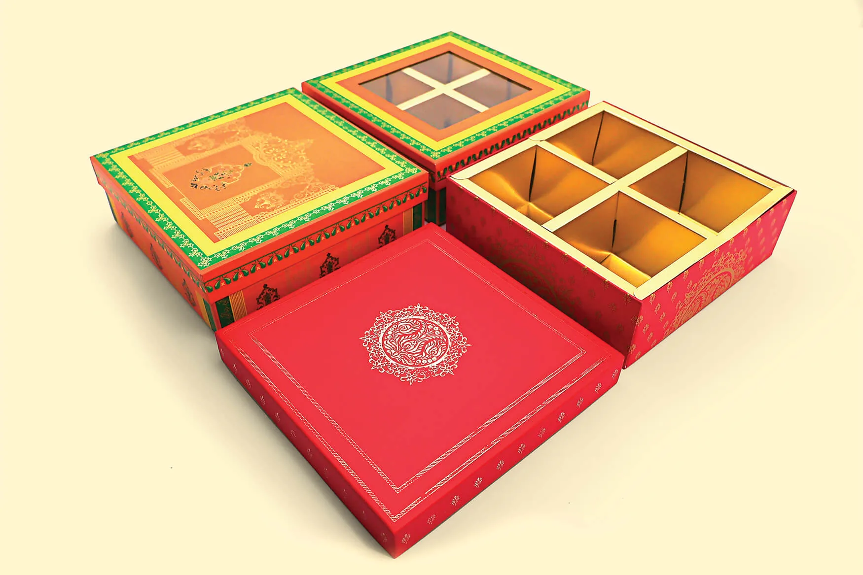 Laddu Box — Orange (covered) (4)