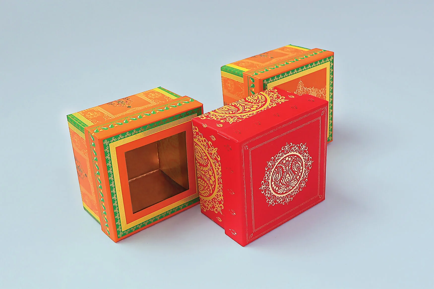 Laddu Box — Orange (covered) (1)
