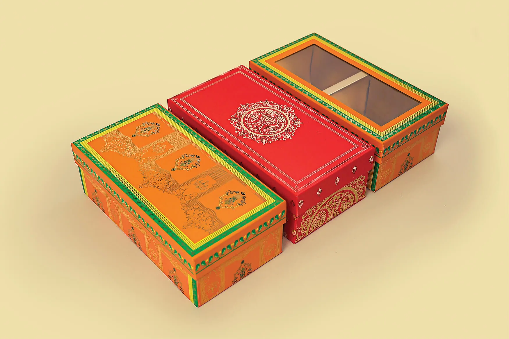 Laddu Box — Orange (covered) (2), view 2