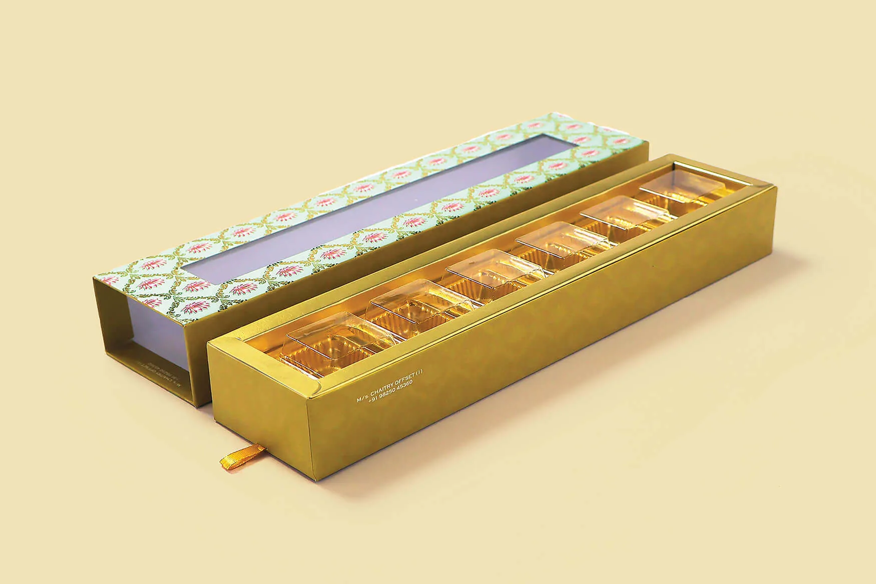 Slider Chocolate Box — Lotus (Covered) (6)